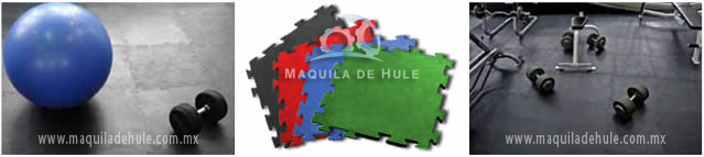 pisos para gimnasio MAQUILA DE HULE